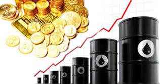 Oil, gold prices surge today